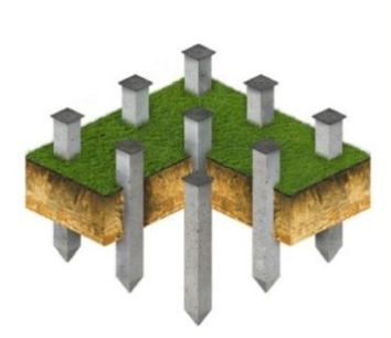 Сваи с монтажом анкеров